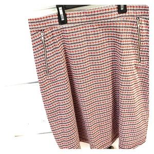 NWOT||Le Lis Red and Black Plaid Skirt||